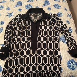 Beautiful black and white top